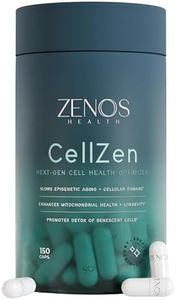 Zenos Health CellZen NAC 1000mg – N-Acetyl Cysteine Supplement for Cellular Health & Detox Support | Helps Optimize Glutathione Level, Mitochondrial Energy & Anti-Inflammation | Made in USA | 150 Caps