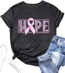 UNIQUEONE Breast Cancer Apparel Clothing Women Breast Cancer Awareness Tshirt Fall Pink Ribbon Survivor Outfits Shirts