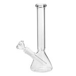 RORA 10.5" Glass Bong Water Pipe Percolator Round Bottom Glass Pipe with 14.5mm Bowl