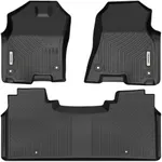 OEDRO Floor Mats for 2019-2024 Dodge Ram 1500 Crew Cab New Body (NOT for Classic Models) with Original Storage, All-Weather TPE Custom Fit Floor Liner for Dodge Ram 1500, Full Set Car Mats