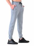 RynoGear Regular Fit Super Stretchable Track Pant for Men Light Grey