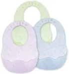 Happy Create Adjustable Silicone Bib Set for Babies Kids & Toddlers Easy-Clean Waterproof Baby Bibs with Food Catcher BPA-Free Soft & Lightweight Ideal for Boys & Girls 3pcs
