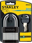 Stanley 60 mm 2 Keys Laminated Padlock