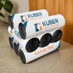 Heart Home (Small) Eco - Friendly Dustbin Bags - (240 Pcs) Leakproof | Odour Free | Strong Garbage Bags - For Trash And Waste - Dustbin Covers For Kitchen And Pantry (19 x 17 Inches) (Black)