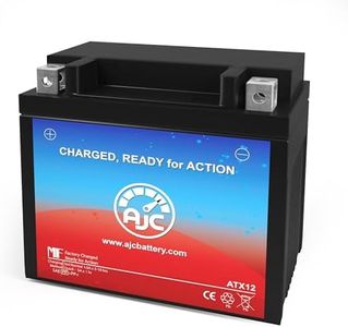 AJC Battery Compatible with GS Battery GTX12-BS Powersports Battery