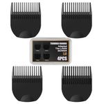 4 Professional Trimmer Guards Cutting Guides for Manscaped The Lawn Mower 3.0, Lengths from 1/8" to 1/2", Replacement Guards Combs Attachment Fit for Manscaped Lawnmower 3.0 with Organizer