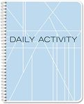 BookFactory Daily Activity Log Book/Day Log Book/Diary, Wire-O Bound - 100 Pages, 8.5" x 11" (LOG-100-7CW-PP-(DailyActivity))