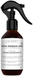 Organic Pure & Natural Tibetan Magnesium Oil Helps with Sleep, Anxiety, Joint & Muscle Aches & pains 300ml Spray bottle