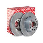 febi bilstein 23240 Brake Disc Set (2 Brake Disc) rear, full, No. of Holes 5