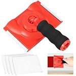 Paint Edger Trimmer with 4 Replacement Pads Adjustable Paint Edger Tool Washable Walls & Ceiling Corner and Edge Trimmer with Rotatable Handle Paint Edger Hand Tool for Wall Painting