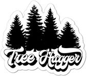 Tree Hugger Camping Nature Forest Woods Camper Adventure Car Sticker Decal