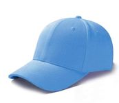 ASD Accessories Men's Women's Baseball Classic Caps, Men Women Unisex Adjustable Baseball Caps (UK, Alpha, One Size, Light Blue)