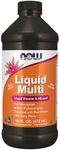 NOW Foods Supplements, Liquid Multi, Fast Absorption, Liquid Vitamin & Mineral, Wild Berry Flavor, 16-Ounce