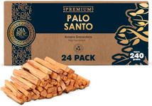 Palo Santo Smudging Sticks (Approx 240 Grams|8 Oz) from Peru -100% Natural Incense, Premium High Resin for Spiritual Cleansing-Substantially Hand-Picked Ethically Wild Harvested-Sustainable Packaging