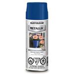 Outdoor Metallic Spray Paint in Colbalt Blue, 312g