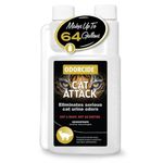 Odorcide Cat Attack Concentrate Odor Eliminator - Cat Urine Odor Eliminator for Carpet & Upholstery - Cat Urine Remover for Home - Litter Box Odor Eliminator - 16 oz