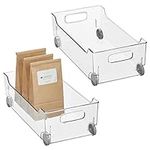 mDesign Plastic Kitchen Bin Box Sto