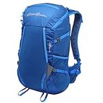 Eddie Bauer Adventurer Trail 30L Backpack with Interior Hydration Bladder Sleeve, True Blue