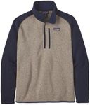 PATAGONIA 25523-ORTN M's Better Sweater 1/4 Zip Jacket Men's Oar Tan Size M