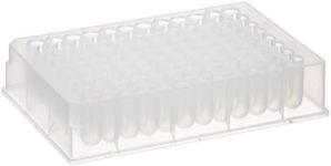 BrandTech 701340 Polypropylene (PP) Deep 96-well Plates, 1.2ml Well Volume (Pack of 50)