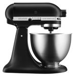 KitchenAid Ultra Power Plus Series 4.5-Quart Tilt-Head Stand Mixer, Black Matte, KSM96BM