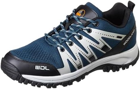 Woodland Men's Teal MESH PU Hiking Shoes-6 UK (40EURO) (GC 4767022HS)
