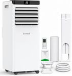 Air Conditioning Unit, 4-in-1 Powerful Portable Air Conditioner with Cooling, Dehumidifier & Fan Modes, Sleep Modes, Intuitive Display, Remote Control, 24H Timer, Window Kit, for Room Up to 269sq.ft