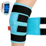 Comfytemp XXL Full Coverage Knee Ice Pack Wrap, Large Ice Pack for Knee Comfort, Reusable Hot & Cold Gel Pack for Sports Injuries, Soothes Knee Joint Discomfort, After Surgery Get Well Gift