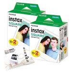 Fujifilm Instax SQUARE Film Bundle Pack (40 Shots) + FREE Wall Album