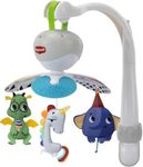 Tiny Love 3-in-1 Take Along Baby Mobile for Cot, 0+ Months, Portable, Multi-Use with 3 Connectors, Cot Mobile with Music, 5 Melodies, 30 Minutes of Continuous Music, Stimulates Senses, Born to Party