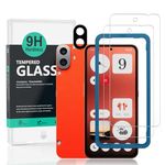 Ibywind Screen Protector For Nothing CMF Phone 1 5G 6.67"[2 Pack],9H Hardness Tempered Glass,With 1Pc Camera Lens Protector,Easy to Install