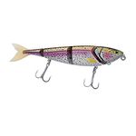 Berkley Zilla Swimmer, Fishing Hook, Hard Lure, Slow Sinking 4-Piece Swimbait with extremely natural action - Fusion 19 Treble Hooks - Lead Free Predator Fishing, Pike, Rainbow Trout, 45g | 190mm