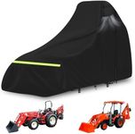 Tractor Cover,900D Waterproof Tractor Cover,UV Protection,Dustproof,Replace for John Deere 1,2,3 Series 1025R 2320 2720 3520, Kubota and Mahindra with Backhoe, Mid 189 L x 76 W x 86 H inch