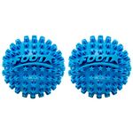 Foot Star 2 Inch Spiky Foot Massager & Roller Ball – Deep Tissue Massage ideal for Plantar Fasciitis Treatment, Muscle Pain Relief, Trigger Point Therapy & Myofascial Release by Body Back Company 2-Pack