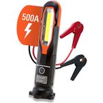 Yard Force 12V Cordless Jump Starter Pack LED Lamp Torch Work Light, Power Bank - LX JS12