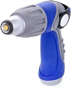 Camco Coiled Water Nozzle with Adjustable Spray Pattern Kit – Hose Design Prevents Kinking and Tangling, for Car Washing and Gardening