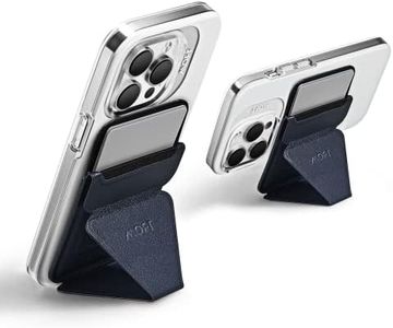 MOFT MagSafe Wallet Stand for iPhone 14/13/12 Series MagSafe Compatible Phone Stand with 3 Viewing Angles, Oxford Blue