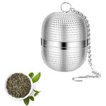 NAYAGOGO Tea Infuser for Loose Tea, Stainless Steel Tea Ball Infuser with Chain, Tea Ball Strainers Mesh Tea Infuser for Loose Leaf Tea, Herbal Tea, Mugs Teapots