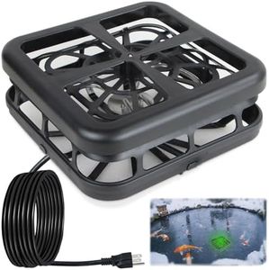 DOUBFIVSY Pond De-icer, Floating & Submersible Pond Heater Thermostatically Controlled Outdoor Pond Deicer with Indicator Lights, Auto Shut Off, Animal Water Heater for Winter Farm (1000 Watts (2025))