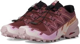 Salomon - Women's Running Shoes, Catawba Grape/Papaya/Deauville Mauve, 7.5 US