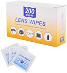 Lens Wipes for Eyeglasses,Eyeglass erasers are Packed Separately，Glasses Cleaner for Cleaning Glasses, Camera Lenses, Sunglasses, Mobile Phone Screens, Goggles, etc. (200 Pieces)