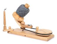 Brainmart Beachwood Handcrafted Yarn Ball Winder | Traditional Hand Operated Tool for Knitters & Crocheters | Best Gift Craft Supplies for Crochet Lovers - (Beachwood Winder).