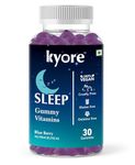 Kyore Nutrition Melatonin Sleep Gummies, 7mg Melatonin with Chamomile & Ashwagandha - Blueberry Flavor, Non-Habit Forming, Promotes Restful Sleep | For Adults | 30 Gummies