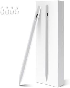 Stylus Stift für iPad Apple (2018-2024)–Hochpräzise, Schnellladeleistung Palm Rejection und Neigungssensitivität, 3 LED-Anzeige, Magnetisch, Kompatibel mit iPad/iPad Pro/iPad Mini/iPad Air