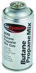 GoSystem Butane/Propane (70:30) Mix Gas Cartridge - Silver, 170 g