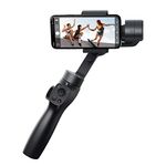 Baseus 3-Axis Lightweight Smartphone Gimbal Foldable Handheld Pocket Stabilizer 2200 mAh Youtuber Vlogger Live Video for i Phone 11 Pro Max X XS, Android (Grey)