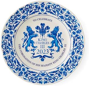Portmeirion Home & Gifts Plate, Blue & White, 23cm
