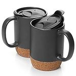 DOWAN Coffee Mugs, 15 oz Mug Set of