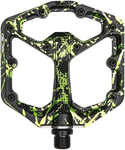 Crankbrothers Stamp 7 Mountain Bike Pedals, Size Small, Black/Lime