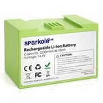 Sparkole 14.4V 3200mAh i7 Replacement Battery for iRobot Roomba I and E Series, Compatiable with i7 7150, i7+ 7550, i3 3150, i3+ 3550, i4+ 4552, i4 4150, i6+, i6, i8, e5 5150, e6 6198